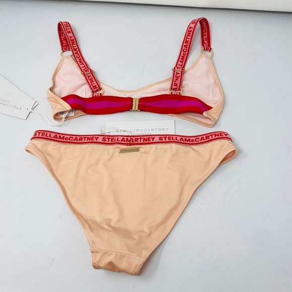 NWT***STELLA MCCARTNEY Sporty Elastic Pink Bikini SET***$395 - Picture 10 of 10